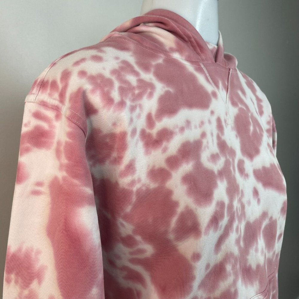 Lululemon‎ All Yours Hoodie Sweatshirt 4 Pink White Tie-Dye Pullover Women's - Picture 6 of 16